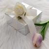 Efavormart 100pcs of 4x4x2 Silver Cake Box for Candy Treat Gift Wrap Box Party Favor Boxes for Bridal Shower Wedding Party view 2
