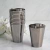 Efavormart 60 Pack Silver 7oz Chambury Plastic Disposable Cups for Wedding, Party, Banquet, Home, Picnic, Outdoor Dinnerware, Ruit Punch, Sodas, Ice-cold Lemonade view 1