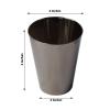 Efavormart 60 Pack Silver 7oz Chambury Plastic Disposable Cups for Wedding, Party, Banquet, Home, Picnic, Outdoor Dinnerware, Ruit Punch, Sodas, Ice-cold Lemonade view 3