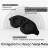 Eye Mask for Lash Extensions, Eyelash Sleeping Mask for Extensions, 3D Sleeping Mask for Women Men with Adjustable Strap Ear Plugs, Sleep Mask for Lash Extensions for Nap Travel Night view 2