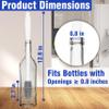 PHYEX 2 Packs Long Handle Bottle Brushes, Water Bottle Cleaner for Washing Narrow Neck/Mouth Bottle view 2