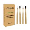 Clypolly Extra Soft Biodegradable Bamboo Toothbrush with 20000 Soft Floss Bristle Sensitive Gum for Fragile Gums,Braces,Dentures,Pregnant & Elderly view 4