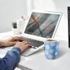 SIUQ 300 Pack Paper Cups 8 oz, Disposable Coffee Cups, Paper Coffee Cups 8 oz, Colourful Hot/Cold Beverage Drinking Cup for Water Juice or Tea, Office Party Home Travel - Daisy view 4