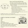 Body Fat Analyzer, Handheld Body Fat Measurement Device Body Fat Measuring BMI Meter Fat Analyzer Monitor Measure Body Fat Percentage Machine Body Fat Tester Analyzer for Fitness view 3