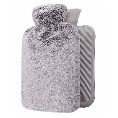 XTYPE Hot Water Bottle Bed Warm Waist Warm Back Hot Water Bottle with Super Soft Plush Material Cover (Color : Clear)