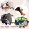 Bbto 4 Pcs Silk Sleep Eye Masks Smooth Soft Satin Eye Covers with Adjustable Strap Blindfold for Sleeping Blocking Out Lights Travel Relaxation(Multicolor) view 4