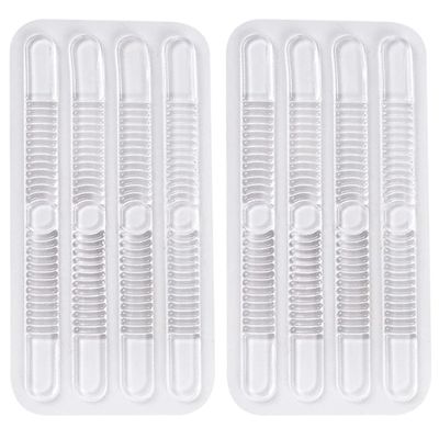 2sets Clear Gel Heel Liners - Pads for Comfortable Footwear Prevention for All Shoe Types for Enhanced Comfort and Friction Reduction