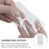 2sets Clear Gel Heel Liners - Pads for Comfortable Footwear Prevention for All Shoe Types for Enhanced Comfort and Friction Reduction view 2