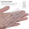 2sets Clear Gel Heel Liners - Pads for Comfortable Footwear Prevention for All Shoe Types for Enhanced Comfort and Friction Reduction view 3