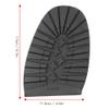 Anti Slip Shoe Soles, Rubber Soles Shoes Repair Accessories, can Relieve Foot Pain When Walking and Provide Comfort (Black Forefoot) view 2