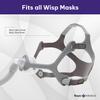 Roya Medical Replacement Connecting Hose for Wisp Nasal Mask, Pack of 2 view 2