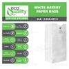 2LB White Paper Lunch Bags - Small Kraft Paper Bags for Bakery, Candy, Grocery, Lunch, Snacks, Sandwiches, Crafts, Gift Wrapping, Party Favors, and Takeout by EcoQuality (3000, #2-2LB) view 2