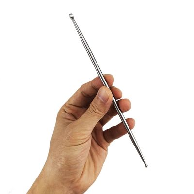 Melleco 2 pcs 7" Long Heavy Duty Tonsil Stone Remover Pick Tonsillolith Stone extracting Tool Stainless Steel Oral Cleaner Get Rid of Bad Breath +10 Silicone Caps