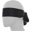 Black Sleeping Mask Eyeshade Long Slim Ribbon Eye Mask Thin Eyepatch Stage Prop Eye Patch Cover Band Sleep Blinder for Cosplay Stage Show view 1