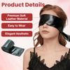 Black Sleeping Mask Eyeshade Long Slim Ribbon Eye Mask Thin Eyepatch Stage Prop Eye Patch Cover Band Sleep Blinder for Cosplay Stage Show view 3