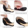 3X & Lateral Heel Wedge Silicone Insoles for Supination and Pronation, Adhesive Shoe Inserts for Bow Legs view 2