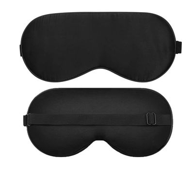 FIDDAA Silk Sleep Mask, Silk Eye Mask with Adjustable Strap, Eye Mask for Sleeping,Blocks Light Reduces Puffy Eyes Gifts (Color : D)