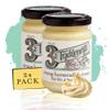 TRACKLEMENTS - Strong Horseradish Cream Sauce - Condiments for Recipes, Perfect for Prime Ribs, Roasted Beef Sandwich, and Smoked Trout, Eel & Fish - Gluten Free, Vegetarian - 4.94oz Jar - Pack of 2 view 1