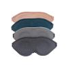 FIDDAA 3D Sleep Eye Mask Blindfold Eyeshade Sleeping Mask Eye Patch Office Eye Mask Sleeping Aid Block Out Light (Color : A) view 4