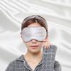 FIDDAA Natural Silk Sleep Mask Soft Eye Mask Adjustable Strap Blindfold Eyeshade Smooth Sleeping Mask Comfortable Sleep Eye Cover (Color : A) view 4