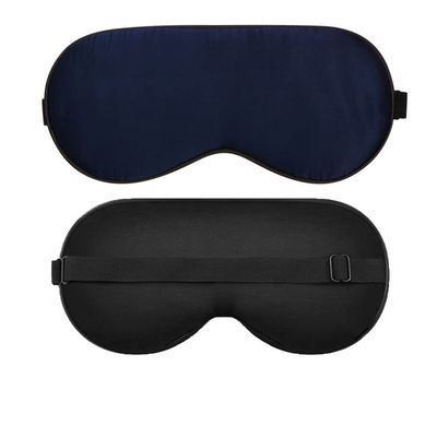 FIDDAA Silk Sleep Mask, Silk Eye Mask with Adjustable Strap, Eye Mask for Sleeping,Blocks Light Reduces Puffy Eyes Gifts (Color : B)