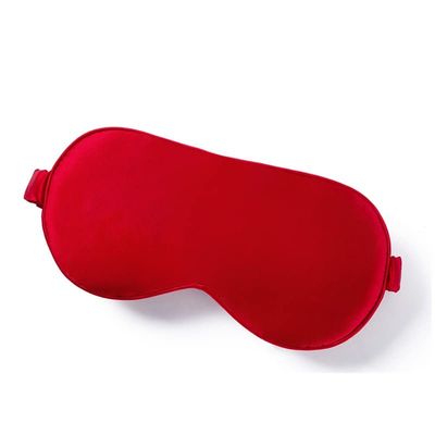 FIDDAA Sleep Mask Silk Eye Cover Soft Satin Blindfold Elastic Strap Night Eyeshade Travel Nap for Women Men (Color : D)