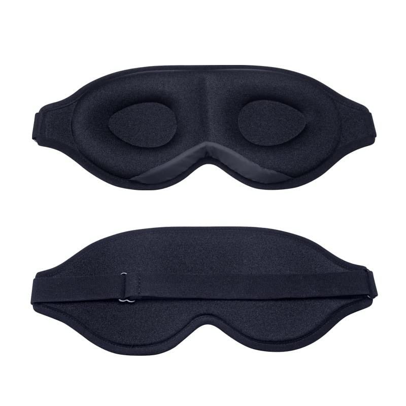 FEABCR Sleep Mask,3D Ergonomic Designed Sleeping Mask,Light Blocking & Blindfold Sleep Masks for Women, Men, Comfortable Eye Mask