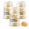 Fusion Select 3 Packs Sushi Ginger - Natural Sliced Gari, Pickled Ginger for Sushi - No MSG, Non-GMO - Spicy, Sour, Sweet & Salty Taste Notes - Side Dish For Sashimi, Sushi Ingredients - 12oz view 1