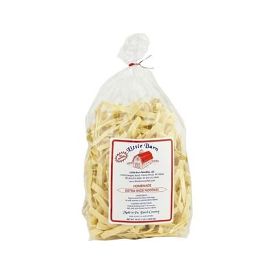 AmishTastes Little Barn Extra-Wide Noodles, Homemade in PA Dutch Country, 16 Oz. (Pack of 2)