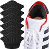 Adhesive Back of Heel Cushion Pads, Heel Grips Inserts for Loose Shoes, Too Big Boots, Reusable Heel Guards Liners for Women Men, Improve Shoe Fit, 6PCS-Black view 1