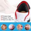 Adhesive Back of Heel Cushion Pads, Heel Grips Inserts for Loose Shoes, Too Big Boots, Reusable Heel Guards Liners for Women Men, Improve Shoe Fit, 6PCS-Black view 2