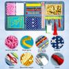 Assistex Fidget Blanket for Adults with Dementia  Sensory Toys for Alzheimers Patients, Activity Mat for Seniors with Dementia, Busy Blanket with Sensory Toys for Elderly, with Guide Book view 4