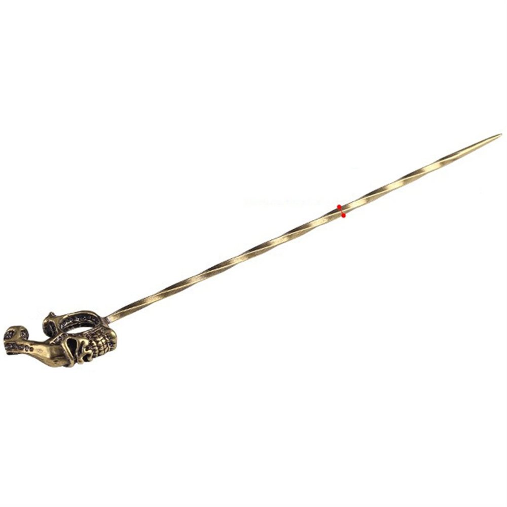 Adityo Brass Cigar Punch Cigar Pass Needle Portable Drilled Spiral Ventilation Needle Cigar Tool Punch (Color : E)