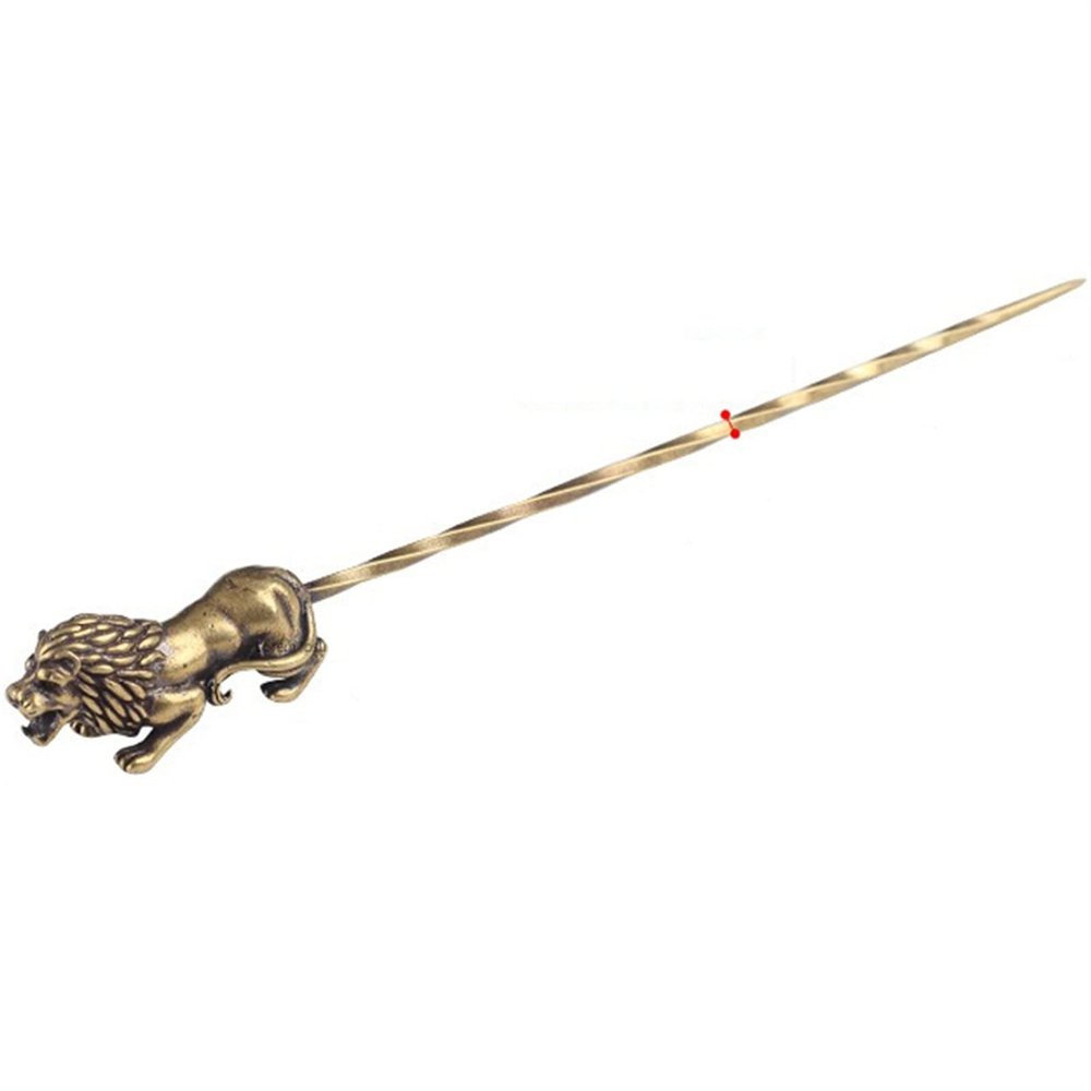 Adityo Brass Cigar Punch Cigar Pass Needle Portable Drilled Spiral Ventilation Needle Cigar Tool Punch (Color : F)