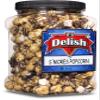 Chocolate S'mores Popcorn by Its Delish, 16 Oz (1 Lb) Jumbo Container Bulk Popcorn, Caramelized with Chocolate and Marshmallows Corn Snack, Parties  Non-Dairy, Kosher view 1