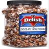 Chocolate Swirl Popcorn by Its Delish, 16 Oz (1 Lb) Jumbo Container Bulk Popcorn, Festive Chocolate Air Popped Sweet Crunchy Popcorn with Chocolate Corn Snack, Parties  Gluten Free, Vegan, Kosher view 1