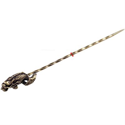 Adityo Brass Cigar Punch Cigar Pass Needle Portable Drilled Spiral Ventilation Needle Cigar Tool Punch (Color : N)