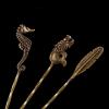 Adityo Brass Cigar Punch Cigar Pass Needle Portable Dredge Drilled Spiral Ventilation Needle Cigar Tool Punch (Color : B) view 3