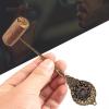 Adityo Brass Cigar Punch Cigar Pass Needle Portable Dredge Drilled Spiral Ventilation Needle Cigar Tool Punch (Color : H) view 4