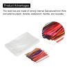PATIKIL Clear Plastic Bags 6"x4" for Cookie Candy Bakery Dessert Treat Wedding Gift Storage with 3" Foil Twist Ties Mixed Color 200 Set view 4