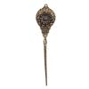 Adityo Brass Cigar Punch Cigar Pass Needle Portable Dredge Drilled Spiral Ventilation Needle Cigar Tool Punch (Color : J) view 1