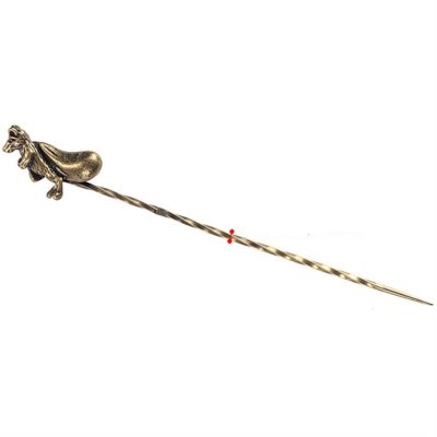 Adityo Brass Cigar Punch Cigar Pass Needle Portable Drilled Spiral Ventilation Needle Cigar Tool Punch (Color : Large)