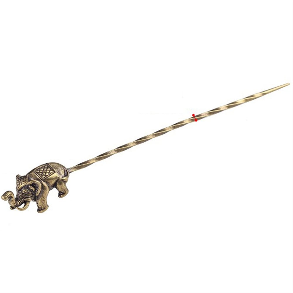Adityo Brass Cigar Punch Cigar Pass Needle Portable Drilled Spiral Ventilation Needle Cigar Tool Punch (Color : D)