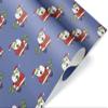 Funny Christmas Zombie Gift Wrap Thick Christmas Wrapping Paper Dead Santa Party Decoration (12 foot x 30 inch roll) view 2