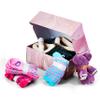 VERY PERI Luxury Curated Gift Box for Her  Gift Box for Her from The Heart  Women Pamper Gift Box for Special Occasions  Assorted Gift Box with Slippers Socks Body Lotion Towel & Message Gift Card view 2