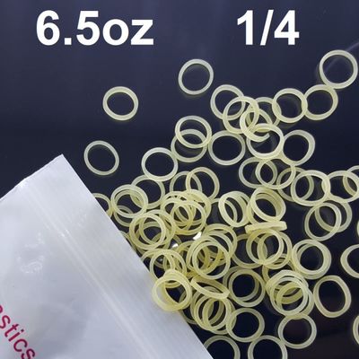 100x Orthodontic Rubber Bands Braces Stretch Elastic Oral Mouth Teeth 6.5oz 1/4"