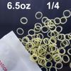100x Orthodontic Rubber Bands Braces Stretch Elastic Oral Mouth Teeth 6.5oz 1/4" view 1