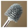 KIZQYN Toilet Brush Toilet Brush No Dead Angle Home Wash Toilet Set Wall-Mounted Free Punch with Base Soft Brush Plastic Brush Toilet Cleaner Brush (Color : White) view 3
