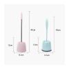KIZQYN Toilet Brush Household Toilet Brush Wall No Dead Corner Toilet Brush Toilet Brush Toilet Cleaning Set Toilet Cleaning Brush Toilet Brush Toilet Cleaner Brush (Color : 1) view 2
