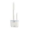 KIZQYN Toilet Brush Silicone Toilet Brush Household Non-Dead Corner Toilet Squat Brush Wall-Mounted Toilet Brush Cleaning Set Toilet Cleaner Brush (Color : 1) view 1
